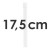 12 SPS White Columns - Height 17,5 cm