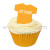 Wafer Toppers | Football T-Shirts 43 x 45 mm - Team Cote d'Ivoire - 36 Pieces 