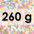 Sugar Confetti | Rainbow Confetti Sequins - 260 g Jar
