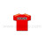 Wafer Toppers | Football T-Shirts 43 x 45 mm - Team Spain, 144 Pieces 