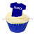 Wafer Toppers | Football T-Shirts 43 x 45 mm - Team France - 36 Pieces 