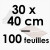 100 Guitar Sheets Sheets for Chocolate) | 30 x 40 cm - Polyethylene 100 microns