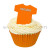 Wafer Toppers | Football T-Shirts 43 x 45 mm - Team Netherlands - 36 Pieces 