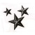 E - Stars, 14-18-28,5 x 14-18-28,5 cm