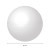 Polystyrene / Styrofoam Sphere (Ball) | 2 hollow Halves - 30 cm Ø