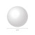Polystyrene / Styrofoam Sphere (Ball) | 2 hollow Halves - 25 cm Ø