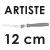 Palette Knife (Spatula) Ateco® - Tapered Offset | Blade Length 35 cm