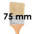 Natural Boar Bristle Pastry Brush Ateco® | Flat - 75 mm