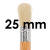 Natural Boar Bristle Pastry Brush Ateco® | Round - Ø 32 mm