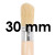 Ateco® Natural Boar Bristle Pastry Brush | Round - Ø 30 mm
