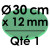1 Cake Drum | Dark Green - Round 12 mm thick / 30 cm Ø 1 Cake Drum | Dark Green - Round 12 mm thick / 30 cm Ø
